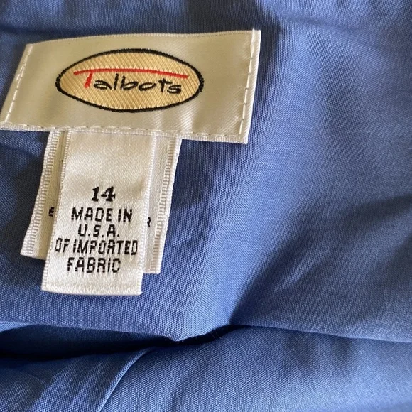 Talbots Size 14 multi colored skirt. - Picture 6 of 8